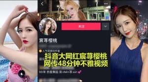 抖音大网红宸荨樱桃退役网传48分钟不雅视频