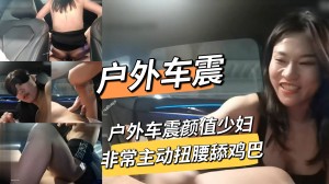 户外车震颜值少妇非常主动扭腰舔鸡巴