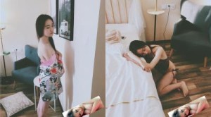 【网曝门事件】艺术范漂亮女孩小颖被前渣男友自拍性爱