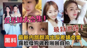 反差婊大合集露脸母狗调教啪啪自拍